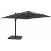 Image de Parasol déporté 4x3 m 360° inclinable + 4 dalles à lester gris