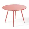 Image de Table basse ronde en métal argile 40 cm