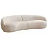 Image de Canapé en tissu beige 3 places l 266 cm
