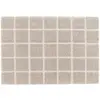 Image de Tapis rectangulaire à poils longs style shaggy taupe 120 x 170 cm