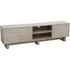 Image de Meuble tv rectangulaire 3 portes l200 cm beige