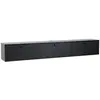Image de Meuble tv suspendu 200 cm moderne noir