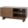 Image de Meuble tv 120 cm scandinave bois foncé