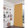 Image de Rideau occultant total velours oeillets jaune mc215 135x260
