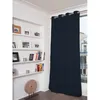 Image de Rideau occultant total velours oeillets bleu mc412 135lx260h