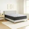 Image de Matelas double surmatelas et ressorts 25 cm mi-ferme 90x190 cm