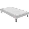 Image de Sommier confort ferme gris souris 15 cm 120x200