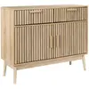 Image de Buffet 2 portes effet bois avec tasseaux