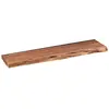 Image de Etagère murale bord naturel en acacia massif l90cm