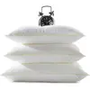 Image de Oreiller moelleux en coton blanc 60x60cm