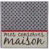Image de Essuie-mains en coton gris 50x50cm