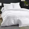 Image de Housse de couette en coton blanc 140x200cm