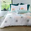 Image de Housse de couette en coton vert céladon 200x200cm