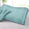 Image de Drap de bain en coton bleu aqua 70x140cm
