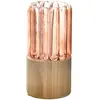 Image de Vase en bois rose saumon