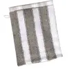 Image de Lot de 2 gants de toilette en coton 500 g/m² gris 15x21 cm
