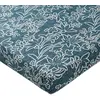 Image de Drap-housse en coton bleu 140x190x28cm