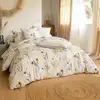 Image de Housse de couette en coton jaune 240x220cm
