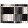 Image de Tapis en coton noir 160x230cm