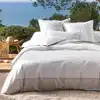 Image de Housse de couette en coton beige 200x200cm