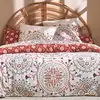 Image de Drap-housse en coton beige 140x190x28cm