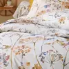 Image de Drap-housse en coton beige 90x190x28cm
