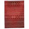 Image de Tapis berbère motif ethnique, idéal pour un grand salon, rouge 235x320