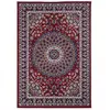 Image de Tapis oriental motif ethnique, idéal pour un salon, rouge 240x330