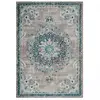Image de Tapis orient style 160x230 bleu, bleu ciel