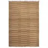 Image de Tapis en jute tissé à la main, pour un salon, marron 200x300