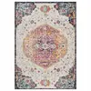 Image de Tapis salon vintage oriental - multicolore rouge beige bleu 120x170 cm