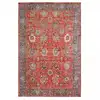 Image de Tapis d'orient, kilim tissé à la main en coton, rouge 120x170