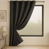 Image de Rideau occultant ignifugé m1 non feu polyester gris 240x260 cm