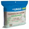 Image de Urgo Premiers Soins Carrés de Coton Non Blanchis 180 unités