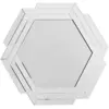 Image de Miroir mural hexagonal en métal artemis 1610