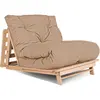Image de Canapé lit convertible en bois avec matelas layti