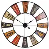 Image de Horloge en métal recyclerie 80 cm