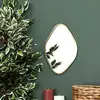 Image de Miroir contour déco doré losange