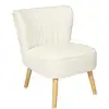 Image de Fauteuil en tissu bouclette erika