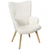 Image de Fauteuil patchwork blanc helsinki