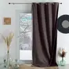 Image de Rideau thermique phonique et semi occultant flanelle/polyester