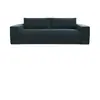 Image de Canapé convertible express matelas 160cm 3places en velours bleu paon