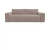 Image de Canapé convertible express matelas 160cm 3places en velours taupe
