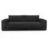 Image de Canapé convertible express matelas 160cm 4places velours anthracite