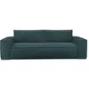 Image de Canapé convertible express matelas 160cm 4places en velours bleu océan