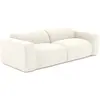 Image de Canapé 4 places en tissu bouclette crème