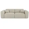 Image de Canapé convertible express 140cm 3places en tissu tramé beige
