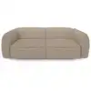 Image de Canapé 3 places en tissu bouclette taupe