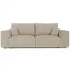Image de Canapé convertible express 3 places en tissu bouclette beige
