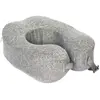 Image de Coussin de voyage enroulable à mémoire de forme gris
